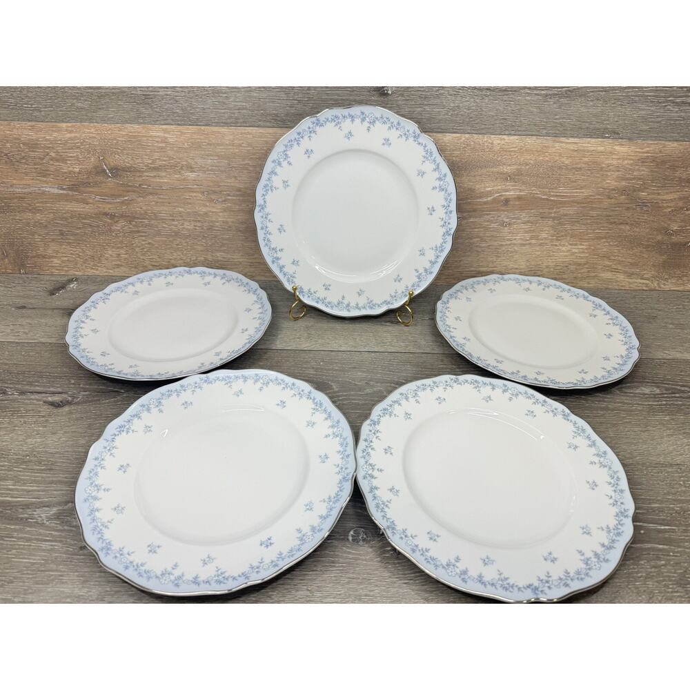 Franconia Delphine Krautheim Dinner Plates 10 7/8” Bavaria Germany ~Set Of 5